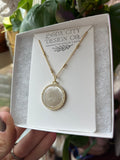 Keepsake Cremation Ashes Necklace in 925 Sterling Silver or 14k Gold Plated